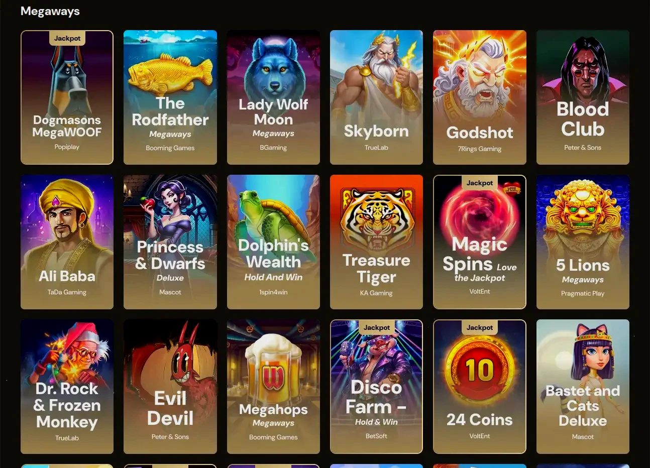 Interfaccia mobile del casinò online Spinbara su smartphone
